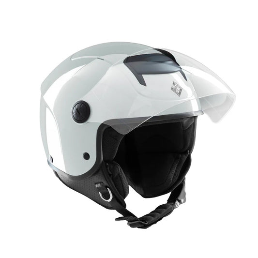 CASCO JET TUCANO BAMBINO EL KID BIANCO CUFFIE INTERE CONF. 49/50-51/52-53/54