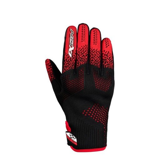 GUANTO EST. TSUTO UOMO IXON IXFLOW KNIT NERO-ROSSO