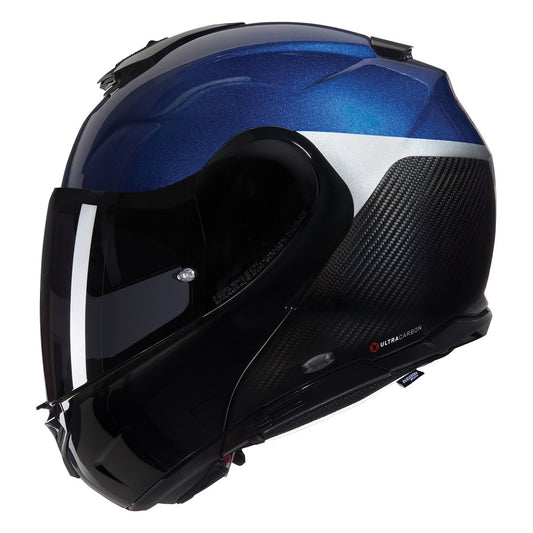 CASCO MODULARE NOLAN X-1005 ULTRA CARBON BLU VERNICE SPECIALE 344