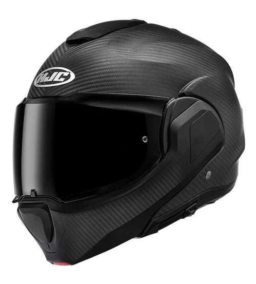 CASCO MODULARE HJC F100 CARBON NERO OPACO