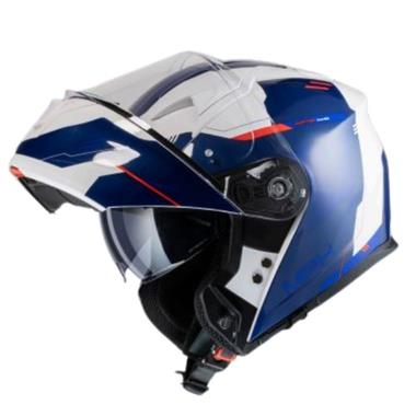 CASCO MODULARE MPH RAPTOR OMOLOGAZIONE 22.06 BIANCO BLU ROSSO - Della Categoria Caschi Modulare Produttore MPH HELMETS - A soli €110.50! Acquista ora su Due Ruote Accessori