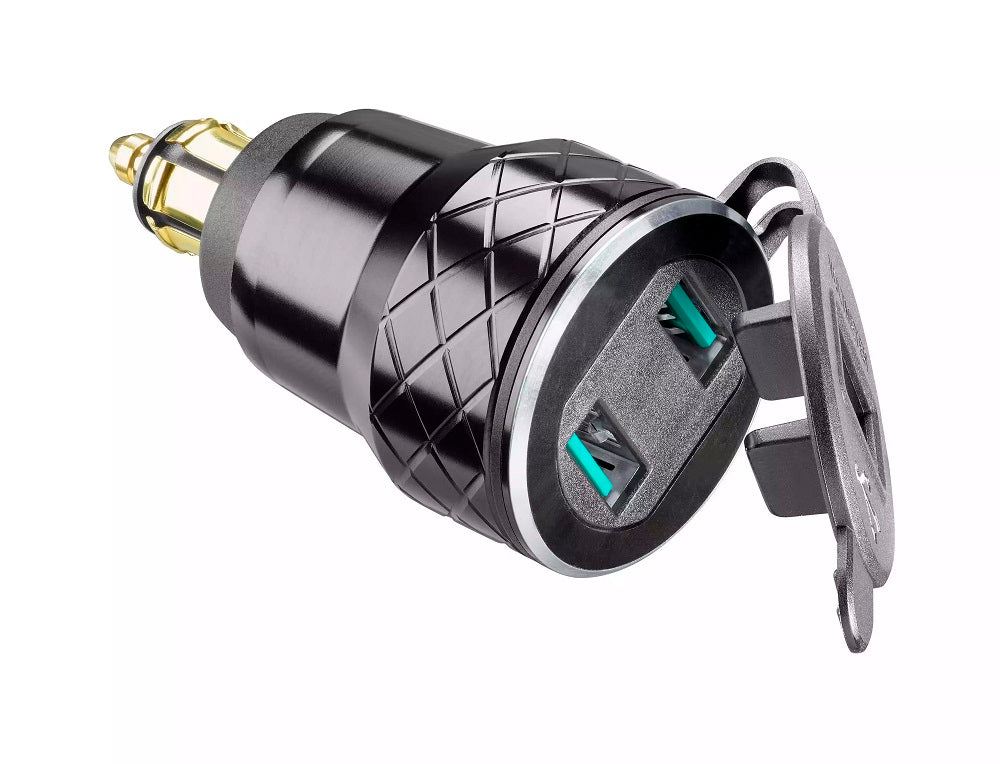 ADATTATORE DIN ADAPTER - 2 USB 4.2A ALU - 45° - Della Categoria Accessori Vari Produttore CELLULAR LINE - A soli €27.90! Acquista ora su dueruoteaccessori.it
