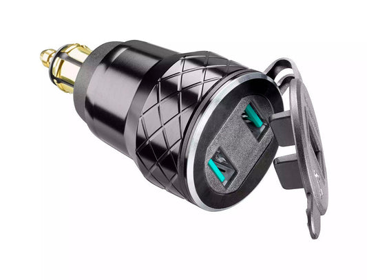 ADATTATORE DIN ADAPTER - 2 USB 4.2A ALU - 45° - Della Categoria Accessori Vari Produttore CELLULAR LINE - A soli €27.90! Acquista ora su dueruoteaccessori.it