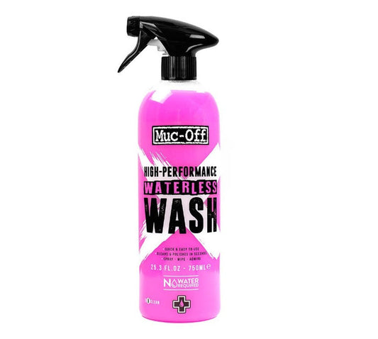 MUC-OFF WATERLESS WASH HIGH PERFORMANCE 750 ML - Della Categoria Pulizia & Manutenzione Produttore MUC-OFF - A soli €14.40! Acquista ora su Due Ruote Accessori