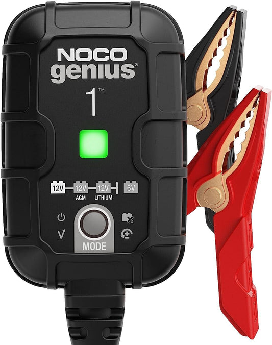 CARICABATTERIA + MANTENITORE 6V - 12V 1A NOCO GENIUS - Della Categoria Caricabatteria E Mantenitore Produttore NOCO - A soli €60.40! Acquista ora su Due Ruote Accessori