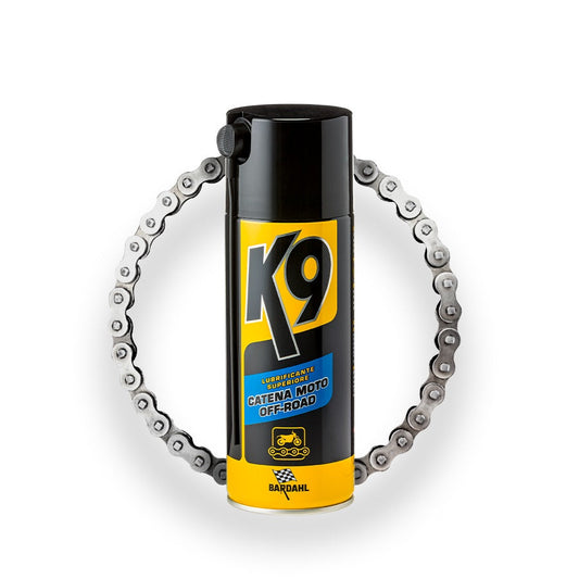 SPRAY LUBRIFICANTE BARDAHL CATENA MOTO OFF-ROAD K9 - Della Categoria Pulizia & Manutenzione Produttore BARDAHL - A soli €11! Acquista ora su Due Ruote Accessori