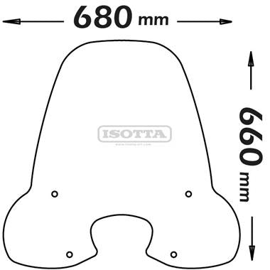 PARABREZZA CON ATTACCHI A546 SYM SYMPHONY 50S-2018-125S- CBS 2017 - Della Categoria Parabrezza Produttore Isotta - A soli €80.30! Acquista ora su dueruoteaccessori.it