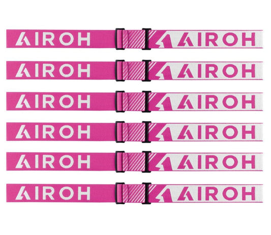 ELASTICO MASCHERA AIROH STRAP XR1 FUXIA BIANCO - Della Categoria Occhiali Produttore Airoh - A soli €8.50! Acquista ora su dueruoteaccessori.it