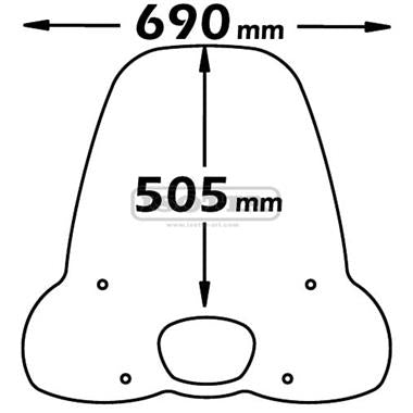 PARABREZZA CON ATTACCHI A524 SYM SYMPHONI 50S-150S-2010AL2017-125DAL 2008-2016 - Della Categoria Parabrezza Produttore Isotta - A soli €80.30! Acquista ora su dueruoteaccessori.it