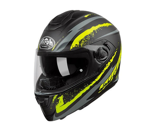 CASCO AIROH INTEGRALE ST301 LOGO GIALLO NERO OPACO - Della Categoria Caschi Outlet Produttore Airoh - A soli €110! Acquista ora su Due Ruote Accessori