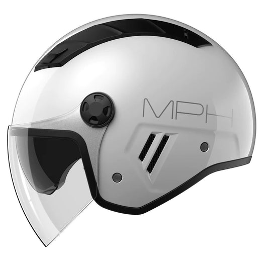 CASCO JET MPH AIRE BIANCO LUCIDO ECE 22.06 - Della Categoria Caschi Jet Produttore MPH HELMETS - A soli €75.65! Acquista ora su Due Ruote Accessori