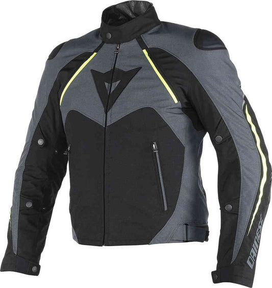 GIACCA UOMO DAINESE HAWKER D-DRY NERO GRIGIO GIALLO FLU - Della Categoria Giubbini Tessuto Uomo Produttore DAINESE - A soli €220.95! Acquista ora su dueruoteaccessori.it