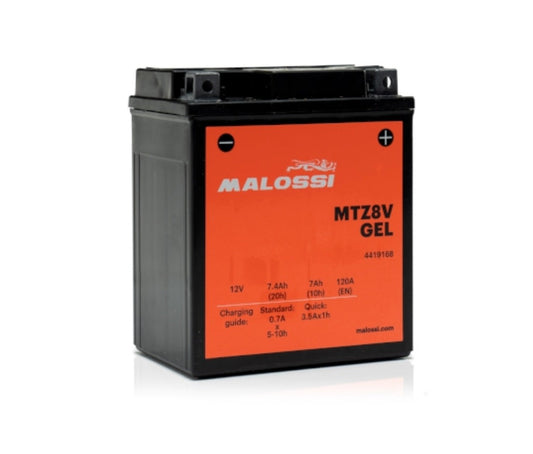 BATTERIA MTZ8V MALOSSI GEL COMPATIBILE PRONTA ALL USO - Della Categoria Batterie Produttore Malossi - A soli €35.19! Acquista ora su dueruoteaccessori.it