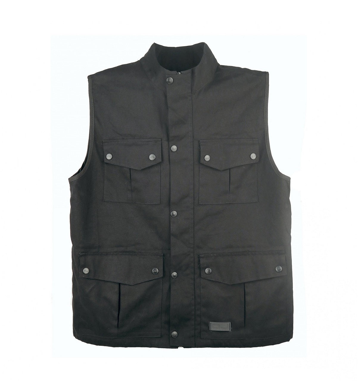 MDM Gilet Da Uomo Con Numerose Tasche - Nero XXXXL - Giubbotto Multitasca Con Zip E Velcro - 3