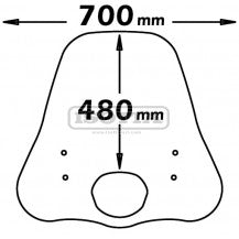 PARABREZZA CON ATTACCHI A228 HONDA SH 125I-150I ANNO 2009-2012 - Della Categoria Parabrezza Produttore Isotta - A soli €77.70! Acquista ora su dueruoteaccessori.it