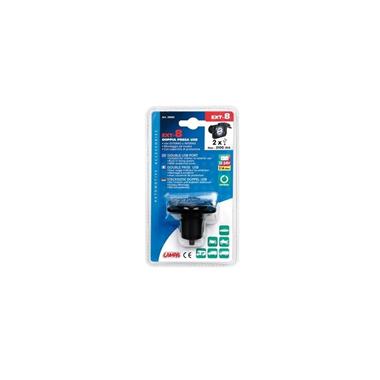 DOPPIA PRESA USB EXT8 12-24V MONTAGGIO AD INCASSO - Della Categoria Accessori Vari Produttore Lampa - A soli €18.00! Acquista ora su dueruoteaccessori.it