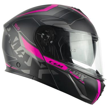 CASCO CGM MODULARE 569G C-MAX CITY NERO FUCSIA FLUO OPACO - Della Categoria Caschi Modulare Produttore CGM HELMETS - A soli €135! Acquista ora su Due Ruote Accessori
