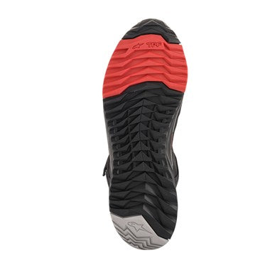SCARPA ALPINESTARS CR-X DRYSTAR RIDING SHOES BLACK CAMO RED