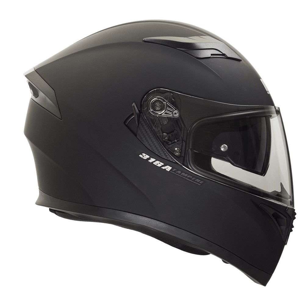 CASCO CGM INTEGRALE 316A TAMPERE MONO NERO OPACO
