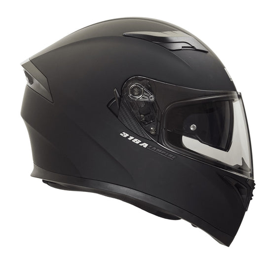 CASCO CGM INTEGRALE 316A TAMPERE MONO NERO OPACO