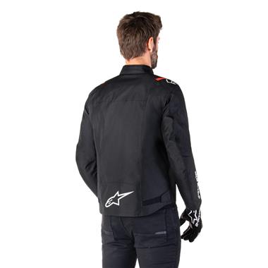 GIUBBINO UOMO TESSUTOALPINESTARS T-SPS V2 WP NERO BIANCO ROSSO FLU O