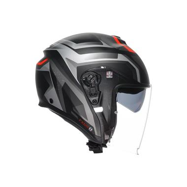 CASCO JET IRIDES AGV E2206 NERO GRIGIO ROSSO - Della Categoria Caschi Jet Produttore AGV CASCHI - A soli €169.15! Acquista ora su Due Ruote Accessori