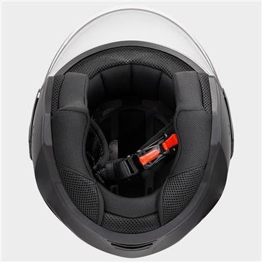 CASCO JET OF616 AIRFLOW II LS2 E2206 NERO LUCIDO