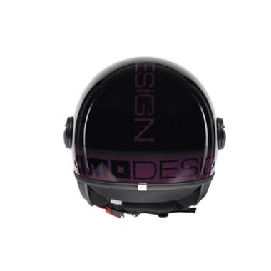 CASCO JET FGTR CLASSIC MOMODESIGN E2206 STRIPES NERO LUCIDO-FUCSIA - Della Categoria Caschi Jet Produttore MomoDesign - A soli €186.15! Acquista ora su Due Ruote Accessori