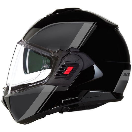 CASCO REVERS NOLAN N120-1 VERNICIATURA SPECIALE 341 NERO GRIGIO LUCIDO - Della Categoria Caschi Modulare Produttore Nolan Helmets - A soli €400! Acquista ora su Due Ruote Accessori