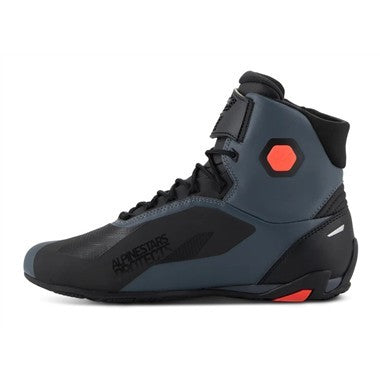 SCARPA ALPINESTARS FASTER-4 NERA GRIGIA ROSSO FLU