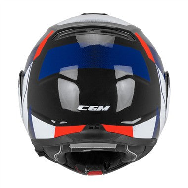CASCO CGM REVERSIBILE MODULARE 515G VERSO SPORT NERO ROSSO BLU