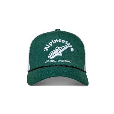 CAPPELLO ALPINESTARS BARON TRUCKER HAT BIANCO VERDE