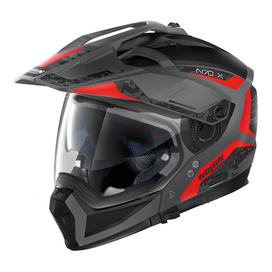 CASCO SCOMPONIBILE NOLAN N70-2 X TORPEDO N-COM 042 NERO ROSSO - Della Categoria Caschi Outlet Produttore Nolan Helmets - A soli €258! Acquista ora su Due Ruote Accessori