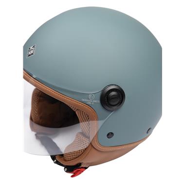 CASCO EL JETTIN 6.0 TUCANO PETROLIO BLU OPACO INTERNO MARRONE - Della Categoria Caschi Jet Produttore Tucano Urbano - A soli €68! Acquista ora su Due Ruote Accessori