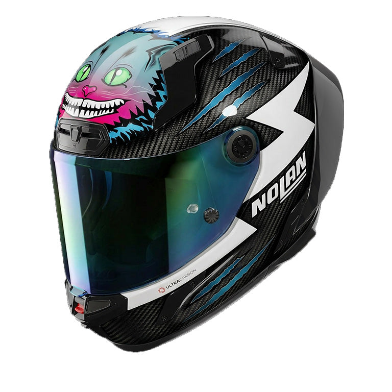 CASCO NOLAN INTEGRALE CARBONIO X-804 RS UC REPLICA HERBERTSON 382