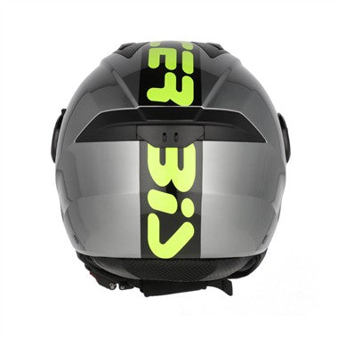 CASCO JET ACERBIS  LEVANTE NERO-GRIGIO