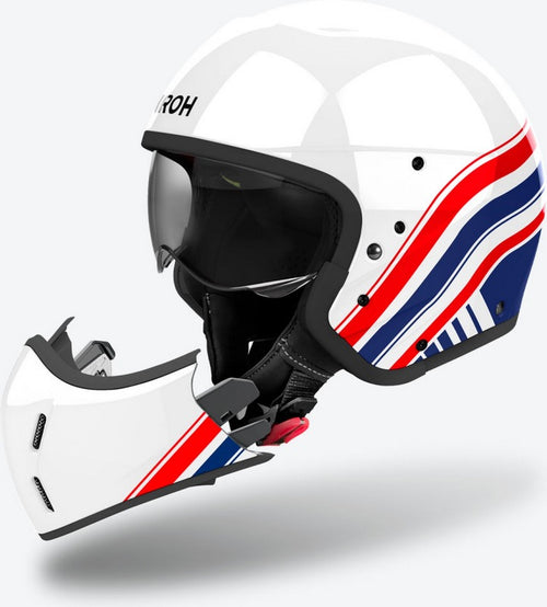 CASCO SCOMPONIBILE AIROH J 110 EON GLOSS J1E55 - Della Categoria Caschi Scomponibile Produttore Airoh - A soli €225! Acquista ora su Due Ruote Accessori