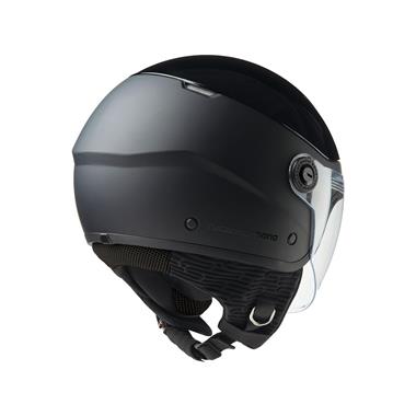 CASCO JET EL POP TUCANO NERO OPACO
