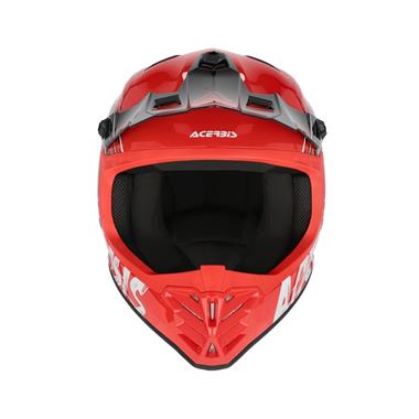CASCO CROSS ACERBIS PROFILE ROSSO-NERO