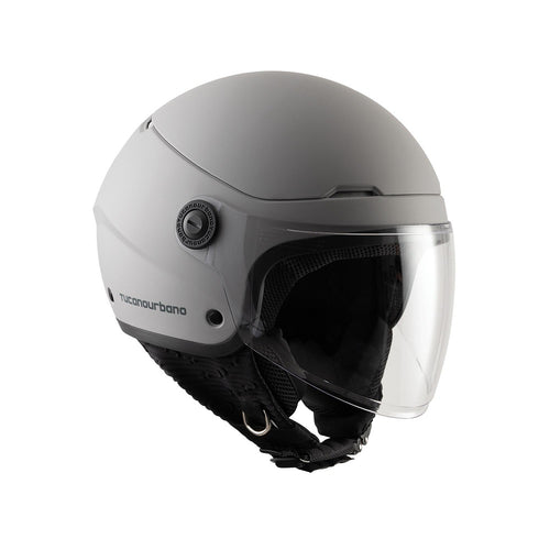 CASCO JET EL POP TUCANO GRIGIO CHIACCIO OPACO