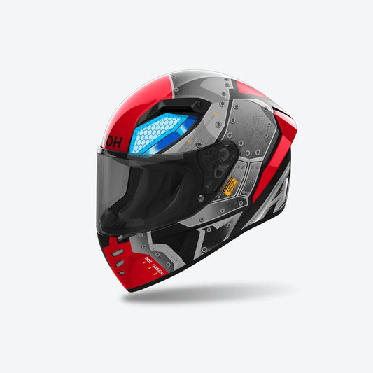 CASCO INTEGRALE AIROH CONNOR BOT OM.22.06 NERO GRAFICA IRON MAN - Della Categoria Caschi Integrale Produttore Airoh - A soli €112.50! Acquista ora su Due Ruote Accessori