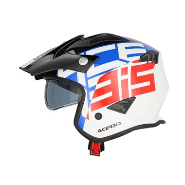 CASCO ACERBIS JET ARIA GRAPHIC BIANCO-BLU-ROSSO