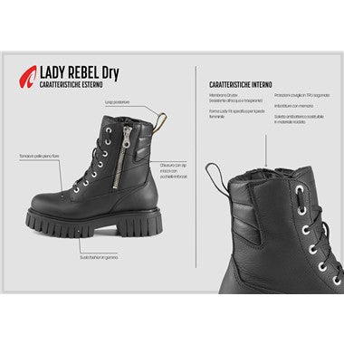 STIVALI FORMA URBAN LADY REBEL DRY BLACK