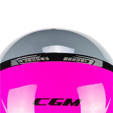 CASCO JET CGM 167G FLO STEP GRIGIO FUXIA LUCIDO VISIERA LUNGA - Della Categoria Caschi Jet Produttore CGM HELMETS - A soli €78! Acquista ora su Due Ruote Accessori