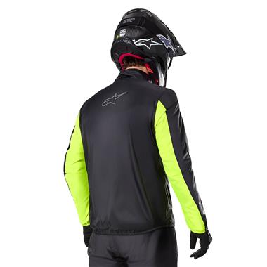 GIACCA UOMO ALPINESTARS BOGOTA PRO DRYSTAR GRIGIA NERA GIALLO FLUO