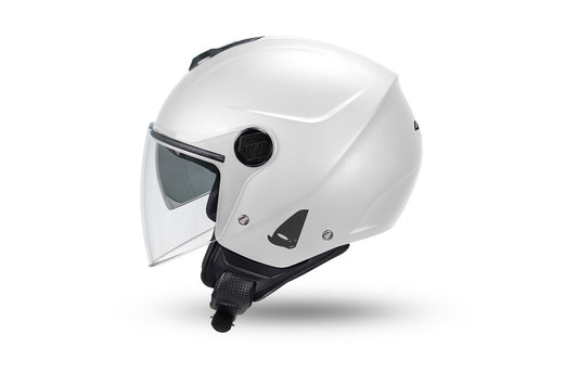 CASCO UFO JET NIXIE DOPPIA VISIERA BIANCO LUCIDO - Della Categoria Caschi Jet Produttore UFO PLAST - A soli €60.20! Acquista ora su Due Ruote Accessori