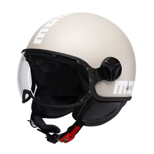 CASCO JET FGTR CLASSIC MOMODESIGN E2206 CANDY TORTORA SCRITTA BIANCA