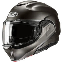 CASCO MODULARE HJC F100 SEMI TITANIO OPACO FLIP UP