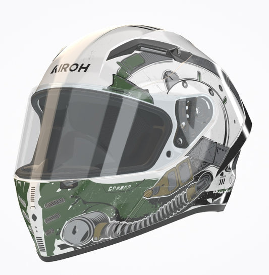 CASCO INTEGRALE AIROH CONNOR ALLIGATOR OM.22.06 LUCIDO - Della Categoria Caschi Integrale Produttore Airoh - A soli €112.50! Acquista ora su Due Ruote Accessori