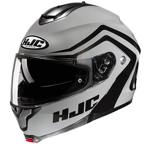 CASCO MODULARE HJC C91N NEPOS MC5 GRIGIO NERO LUCIDO